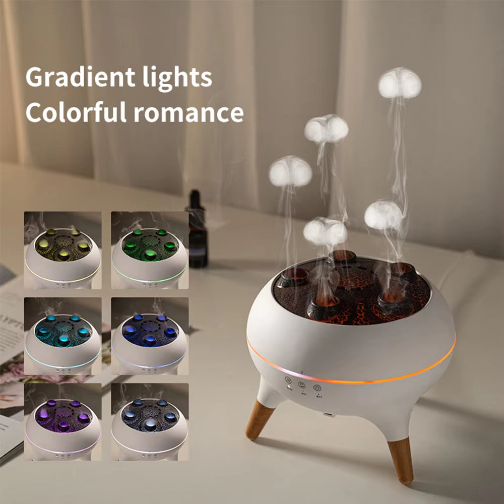 JellyGlow V80 – Dynamic Jellyfish Aroma Diffuser & Night Light