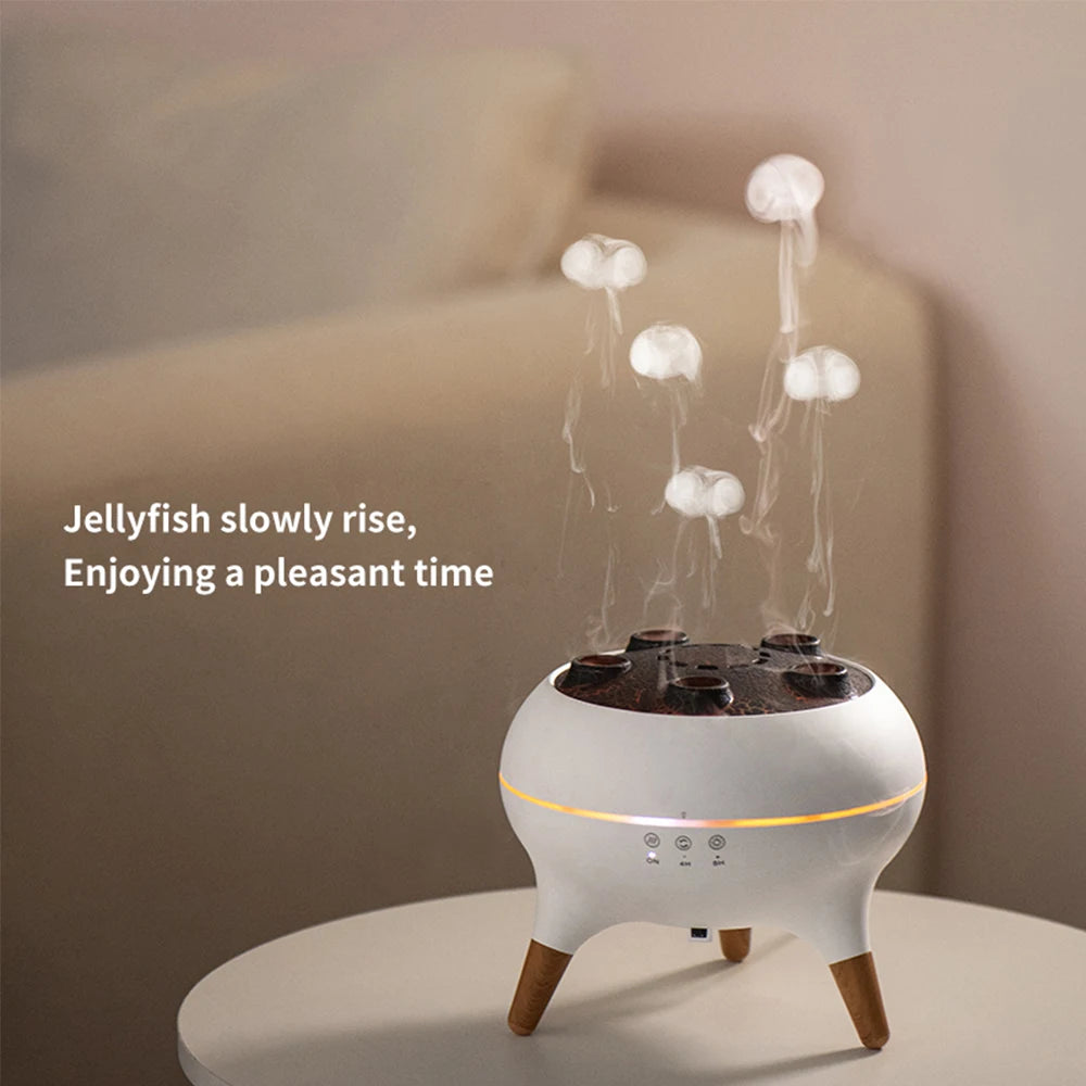 JellyGlow V80 – Dynamic Jellyfish Aroma Diffuser & Night Light